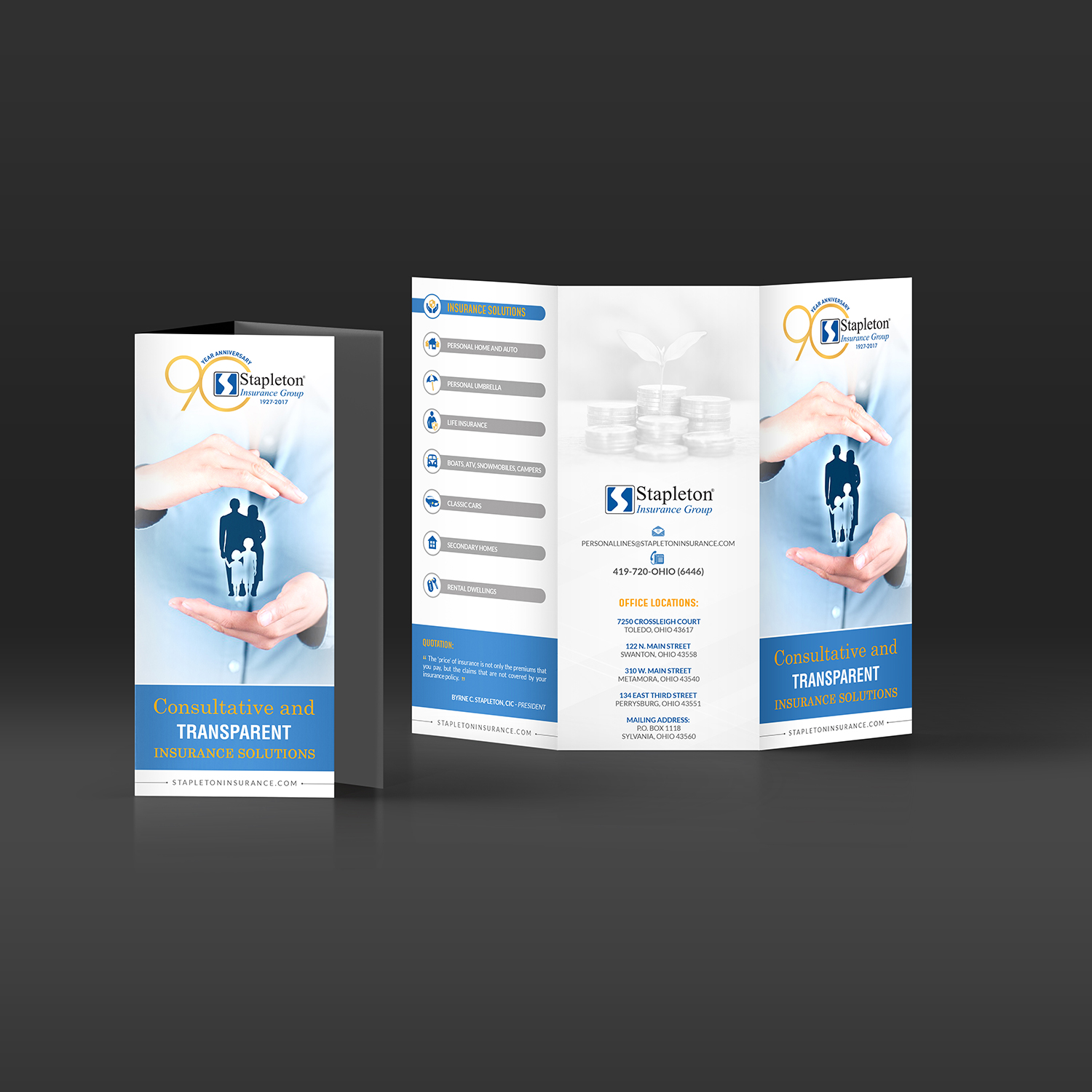 Flyer Design by debdesign for Stapleton Insurance Group | Design #16025784