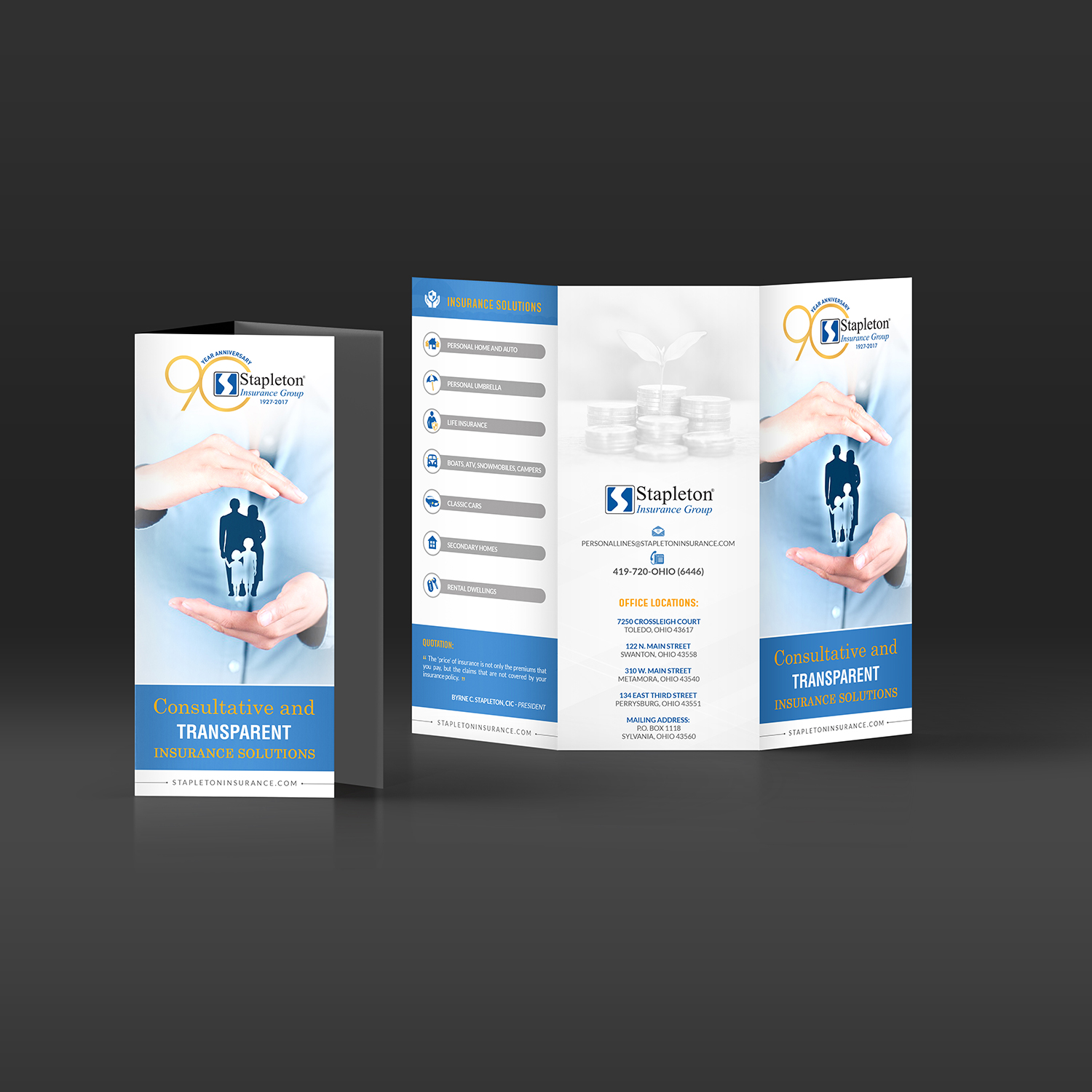 Flyer Design by debdesign for Stapleton Insurance Group | Design #16025785