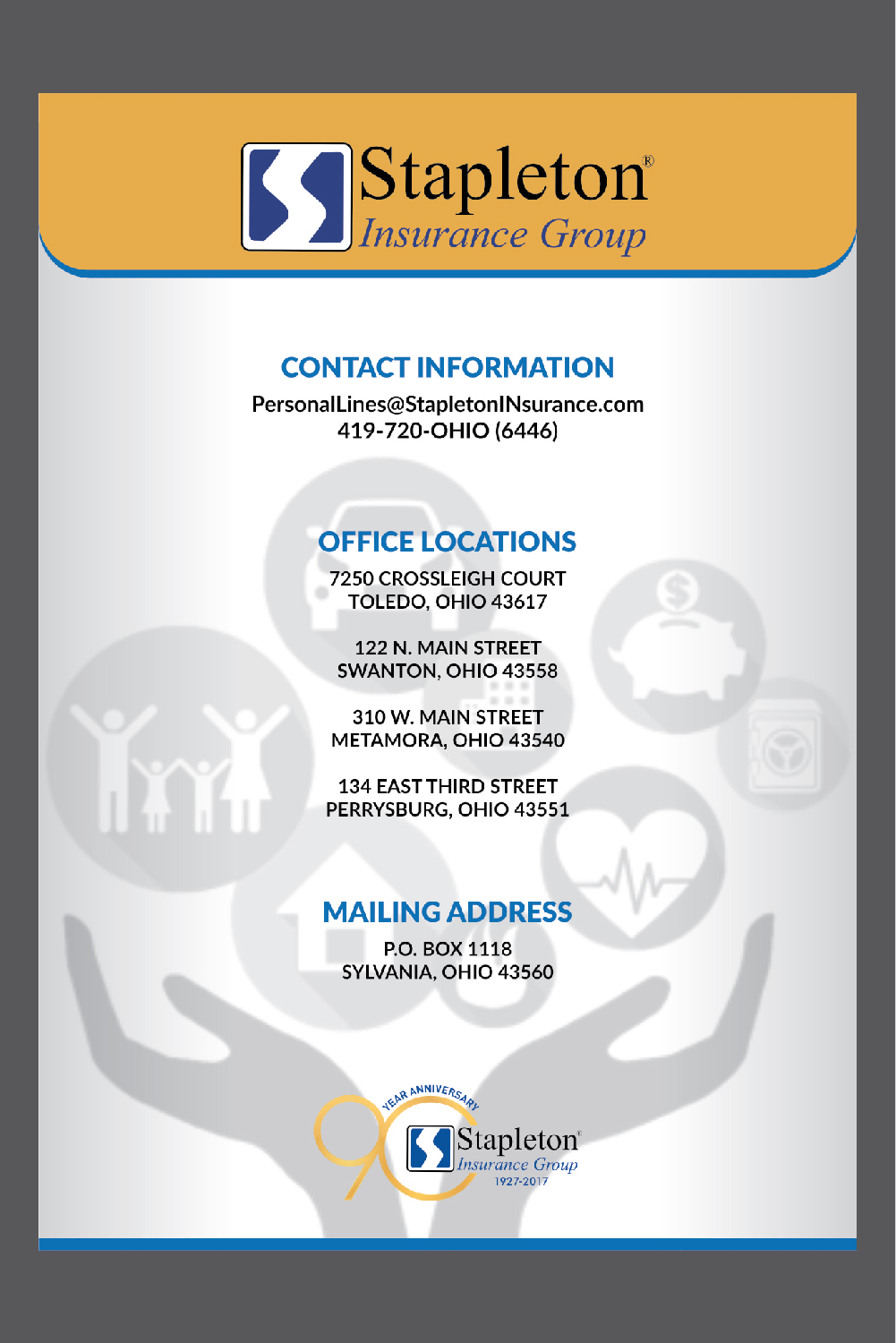 Flyer Design by Deziners Zone for Stapleton Insurance Group | Design #16073475