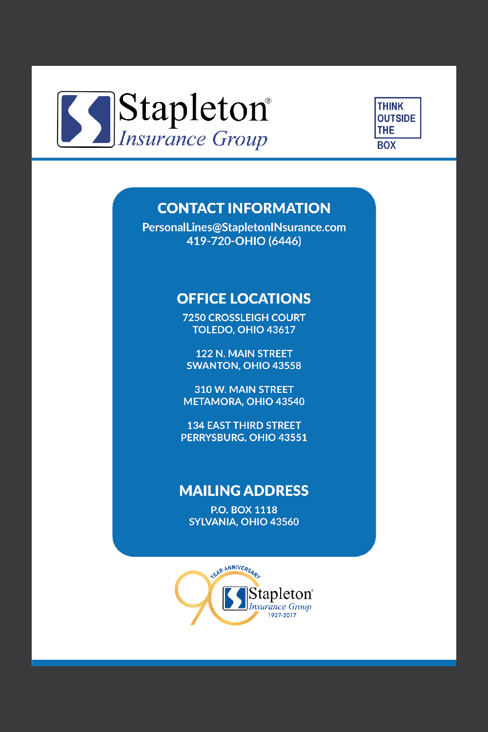 Design de Flyer par Deziners Zone pour Stapleton Insurance Group | Design #16086993