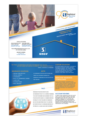 Flyer Design by Zeal Digi Works for Stapleton Insurance Group | Design: #16098618