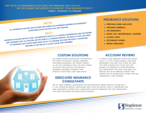 Flyer Design by Zeal Digi Works for Stapleton Insurance Group | Design: #16477637