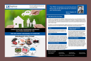 Design de Flyer par Digital Design Solution pour Stapleton Insurance Group | Design #16055892