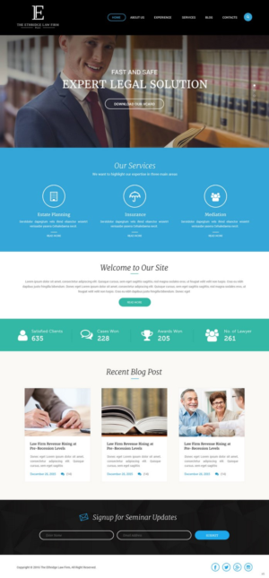 Web Design by pb for The Ethridge Law Firm, PLLC | Design: #12234219