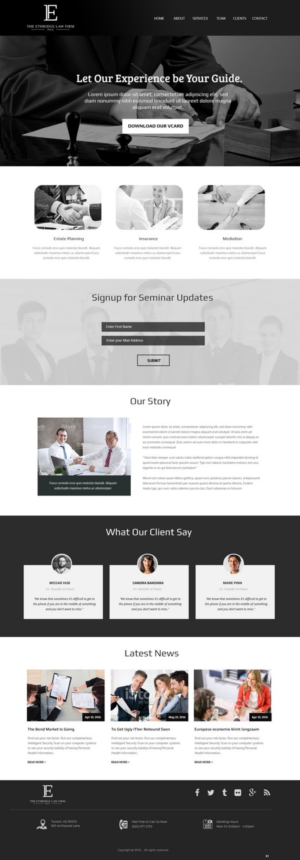 Web-Design von pb für The Ethridge Law Firm, PLLC | Design: #12234233