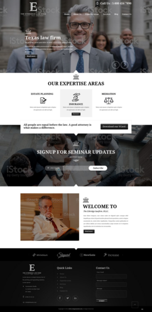 Web-Design von pb für The Ethridge Law Firm, PLLC | Design: #12234235
