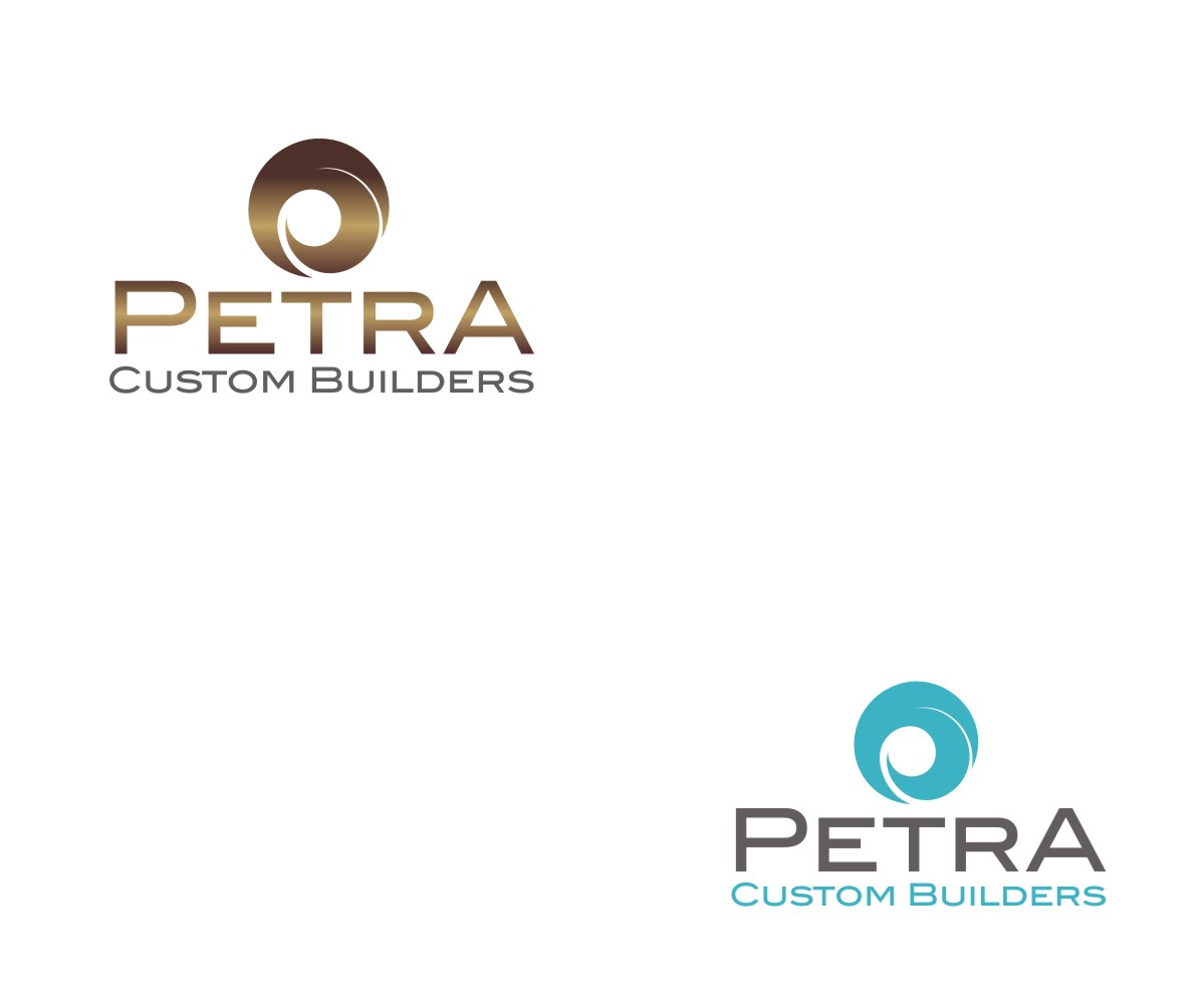 Logo Design by Falguni for Petra Custom Builders | Design #2387629