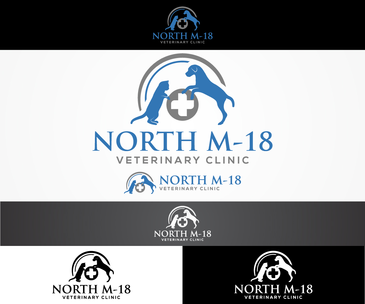 Logo Design by sangeloenriquez for North M-18 Veterinary clinic | Design #12225475