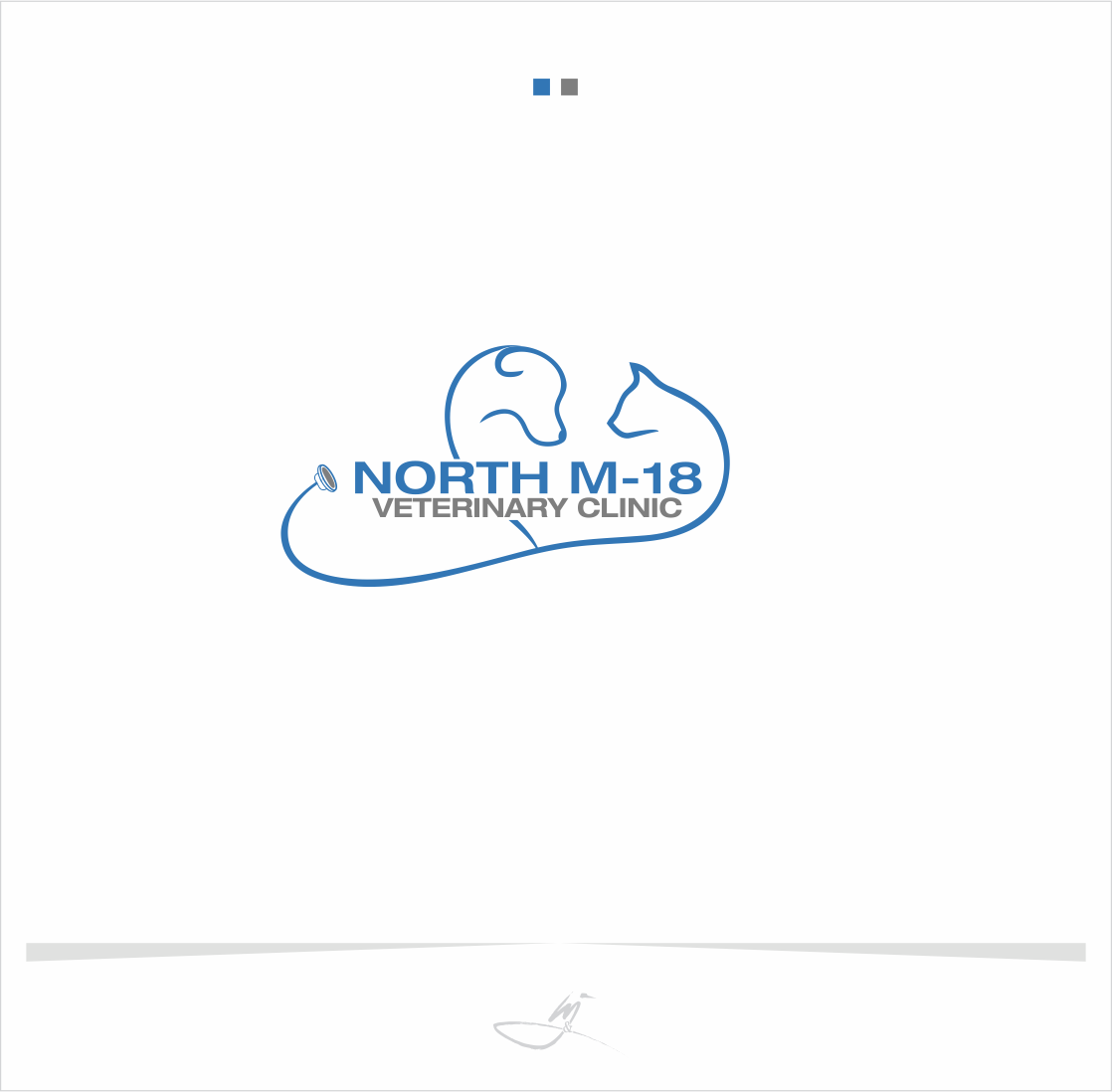 Logo Design by Mimi &amp; Max for North M-18 Veterinary clinic | Design #12249569