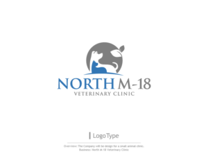 Logo Design by sarahlakhani258 for North M-18 Veterinary clinic | Design: #12220293
