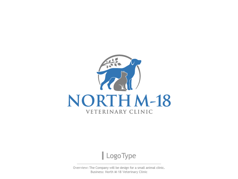 Logo Design by sarahlakhani258 for North M-18 Veterinary clinic | Design #12230581