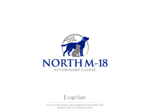 Logo Design by sarahlakhani258 for North M-18 Veterinary clinic | Design: #12241246
