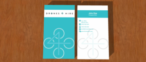 Startup Drone Platform Company business card | Business Card Design by Mysterious Design X