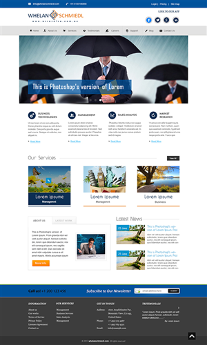 Web Design by kecy08 for this project | Design: #2397009