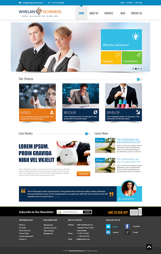 Web Design by kecy08 for this project | Design #2401535