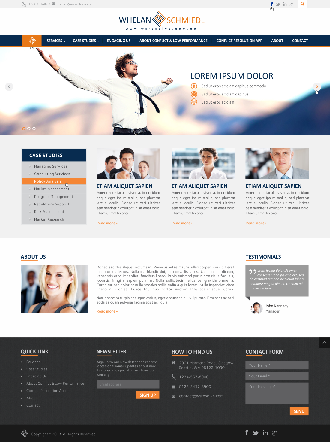 Web Design by CreativeIyke for this project | Design #2393855