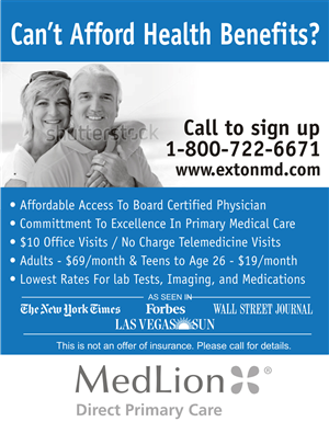 Newspaper Ad for a new concept medical clinic | Diseño de Anuncio de Prensa por D'Mono