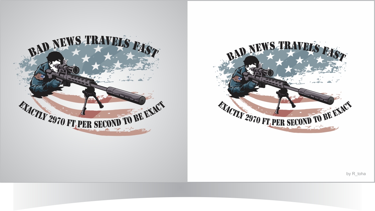 T-shirt Design by r-toha for Moonie-tees  | Design #12210315