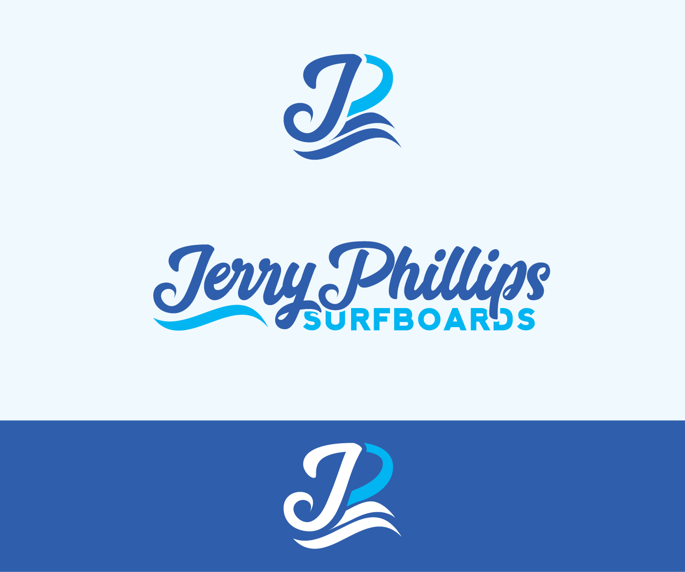 Logo Design by Veronica Dan for Jerry Phillips Surfboards | Design #12470826