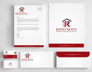 Design de Papeterie par AwsomeD pour Rapid Rents Property Management & Services | Design : #12231138
