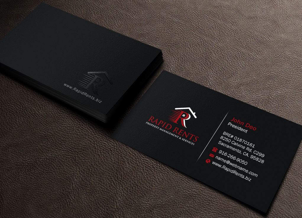 Stationery Design by Brand aid for Rapid Rents Property Management & Services | Design #12196713