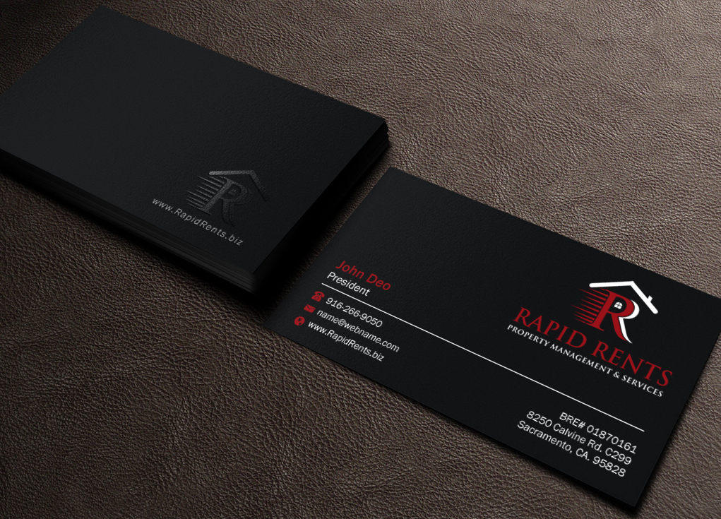 Stationery Design by Brand aid for Rapid Rents Property Management & Services | Design #12196718