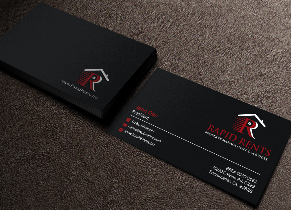 Stationery Design by Brand aid for Rapid Rents Property Management & Services | Design #12196719