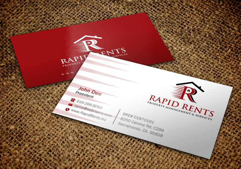 Stationery Design by Brand aid for Rapid Rents Property Management & Services | Design #12196728