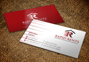 Stationery Design by Brand aid for Rapid Rents Property Management & Services | Design: #12196728
