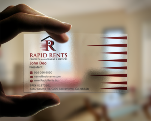 Stationery Design by Brand aid for Rapid Rents Property Management & Services | Design: #12196730