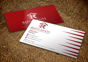 Stationery Design by Brand aid for Rapid Rents Property Management & Services | Design: #12196731