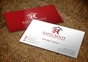 Stationery Design by Brand aid for Rapid Rents Property Management & Services | Design: #12196732