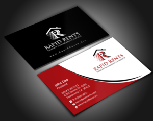 Stationery Design by Brand aid for Rapid Rents Property Management & Services | Design: #12196935