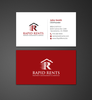 Stationery Design by chandrayaan.creative for Rapid Rents Property Management & Services | Design: #12197003