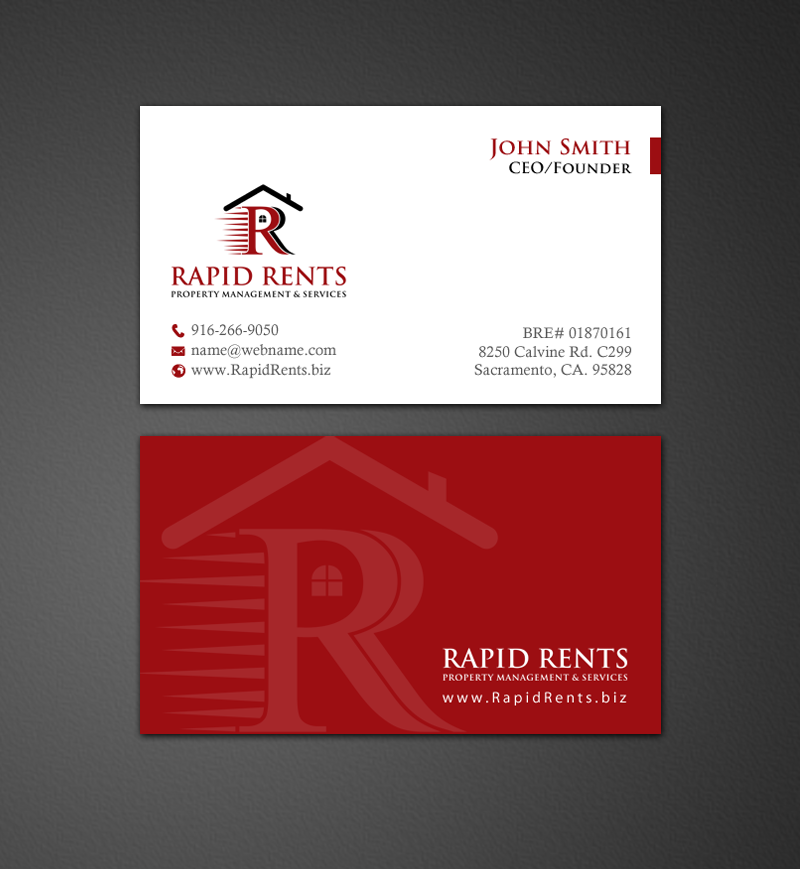 Schreibwaren-Design von chandrayaan.creative für Rapid Rents Property Management & Services | Design #12197005