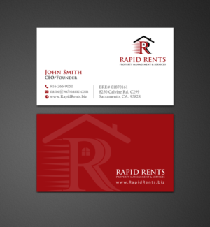 Stationery Design by chandrayaan.creative for Rapid Rents Property Management & Services | Design: #12197006