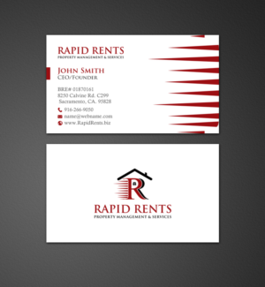 Stationery Design by chandrayaan.creative for Rapid Rents Property Management & Services | Design: #12197010