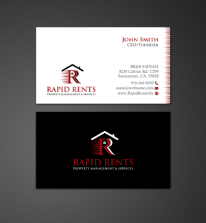 Stationery Design by chandrayaan.creative for Rapid Rents Property Management & Services | Design: #12197013