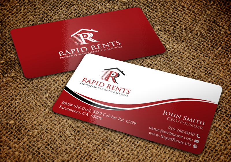 Stationery Design by chandrayaan.creative for Rapid Rents Property Management & Services | Design #12197016