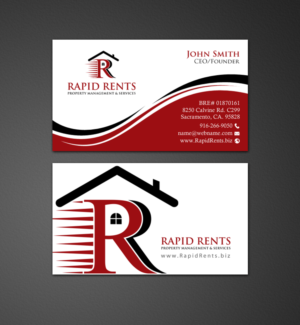 Stationery Design by chandrayaan.creative for Rapid Rents Property Management & Services | Design: #12197018