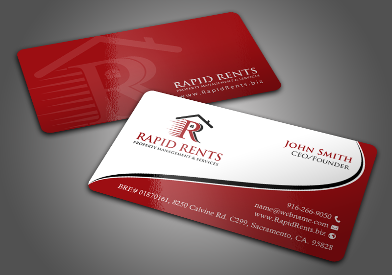 Stationery Design by chandrayaan.creative for Rapid Rents Property Management & Services | Design #12197019
