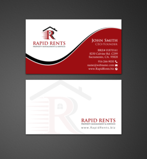 Stationery Design by chandrayaan.creative for Rapid Rents Property Management & Services | Design: #12197021