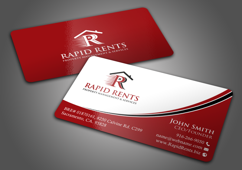 Stationery Design by chandrayaan.creative for Rapid Rents Property Management & Services | Design #12197022