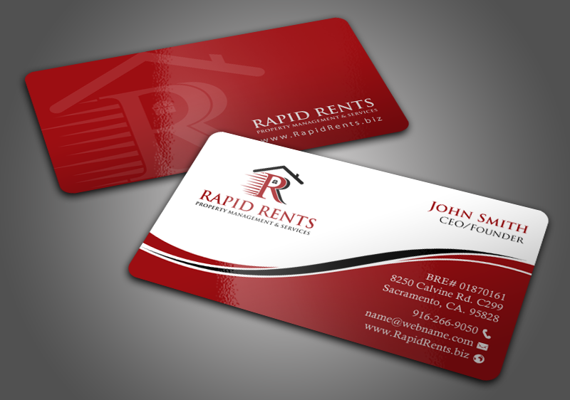 Stationery Design by chandrayaan.creative for Rapid Rents Property Management & Services | Design #12197024