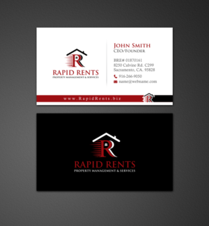 Stationery Design by chandrayaan.creative for Rapid Rents Property Management & Services | Design: #12197033