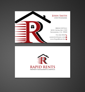Stationery Design by chandrayaan.creative for Rapid Rents Property Management & Services | Design: #12197037