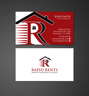 Stationery Design by chandrayaan.creative for Rapid Rents Property Management & Services | Design: #12197042
