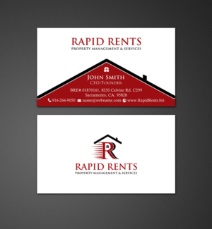 Stationery Design by chandrayaan.creative for Rapid Rents Property Management & Services | Design: #12197043