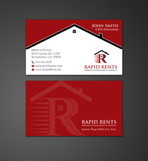 Stationery Design by chandrayaan.creative for Rapid Rents Property Management & Services | Design: #12197044