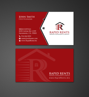 Stationery Design by chandrayaan.creative for Rapid Rents Property Management & Services | Design: #12197047